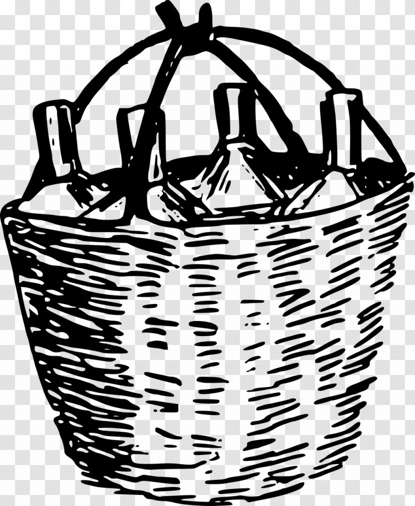 Basket Wine Clip Art - Storage Transparent PNG