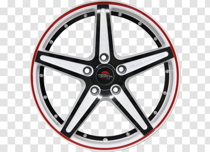 Alloy Wheel Rim Bicycle Wheels Spoke Machining - Chrome Plating Transparent PNG