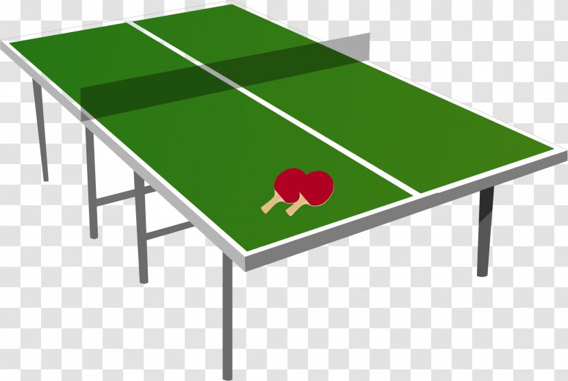 Table Tennis Racket Clip Art - Furniture - Ping Pong Image Transparent PNG
