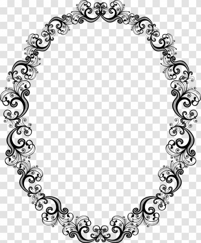 Picture Frames - Oval - Lace Frame Transparent PNG