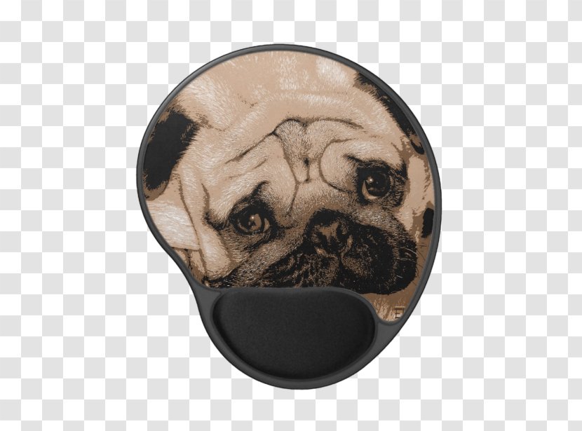 Pug Puppy Dog Breed Toy Mouse Mats - Carnivoran Transparent PNG