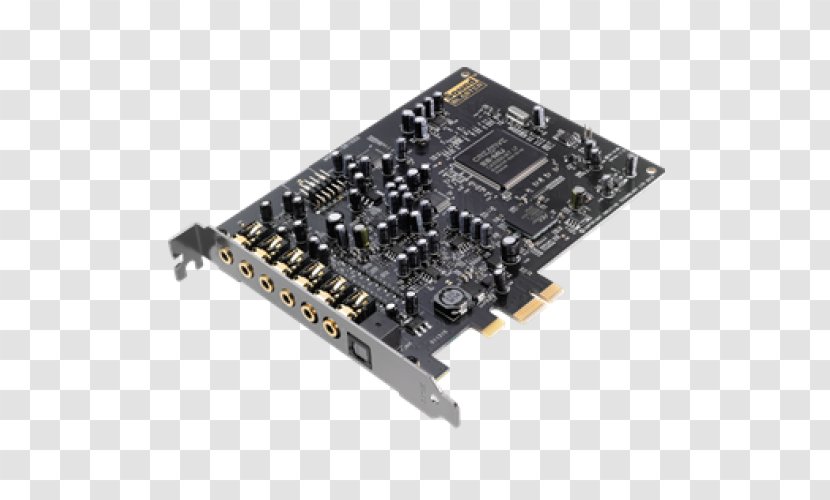 Creative Sound Blaster Audigy RX Cards & Audio Adapters X-Fi Labs - Electronic Device - Card Transparent PNG