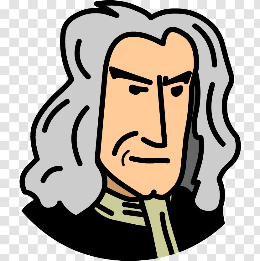 Isaac Newton Clip Art Newton's Laws Of Motion Portable Network Graphics Illustration - Nose - Enlighten Background Png Transparent PNG