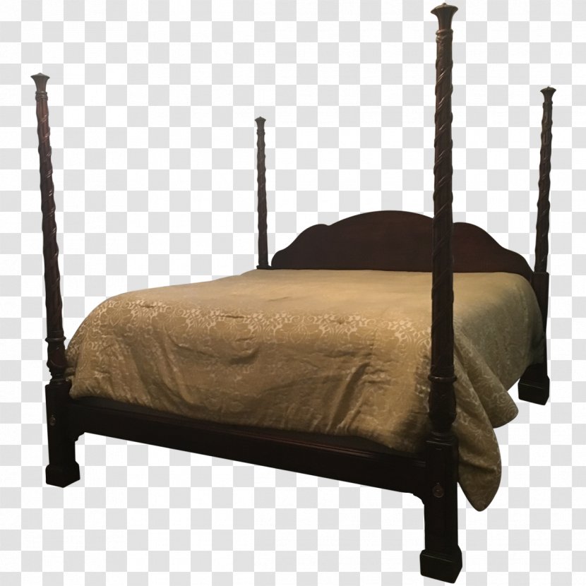 Bed Frame Four-poster Size Furniture - Studio Couch - Mahogany Chair Transparent PNG