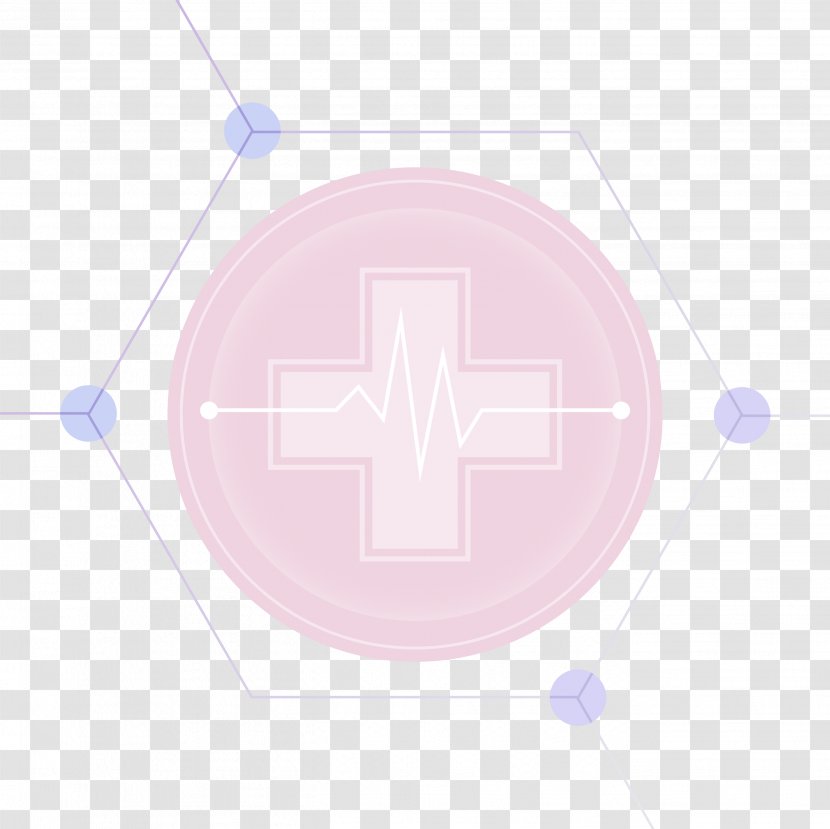 Symbol Pattern - Heart Hospital Crosshair On Transparent PNG