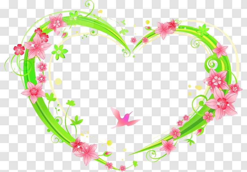 Heart-shaped Frame Can - Tree - Flower Transparent PNG