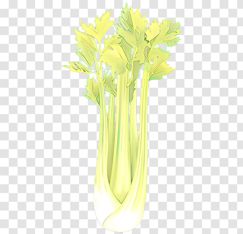 Green Vase Yellow Plant Flower Transparent PNG