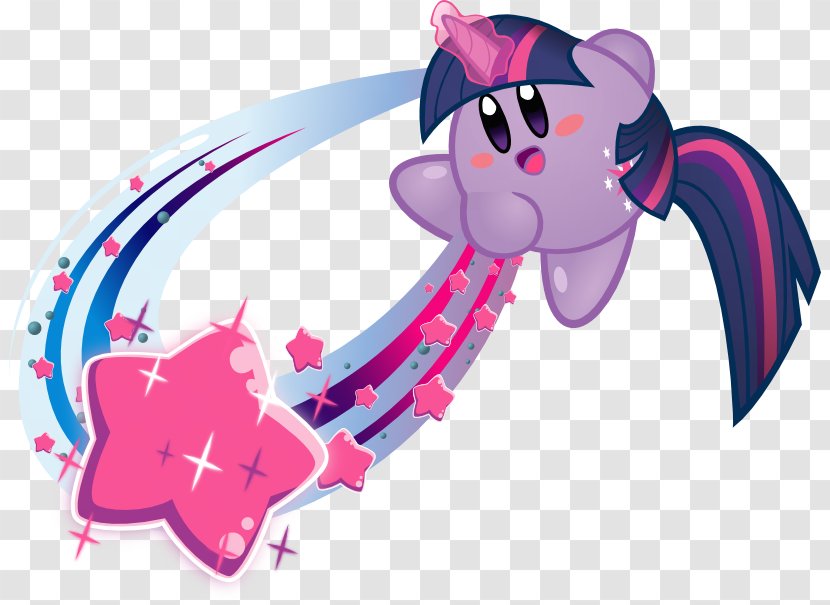 Twilight Sparkle Pinkie Pie Applejack Rarity Kirby - Watercolor - Star Wars Opening Crawl Transparent PNG