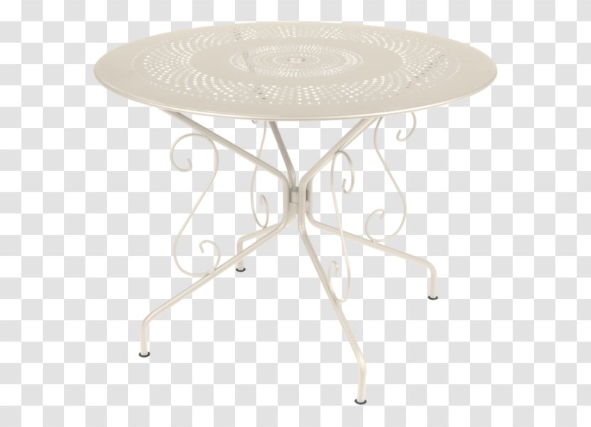 Table Garden Furniture Fermob Montmartre Tisch Ø - Linen Transparent PNG