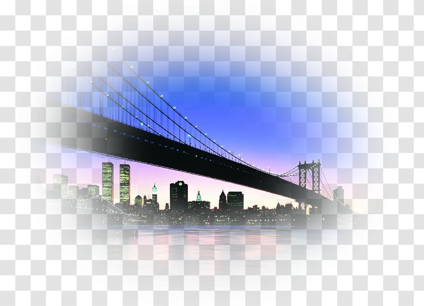 Manhattan Bridge Brooklyn Image Canvas Print Photograph - Logo - Brand Transparent PNG