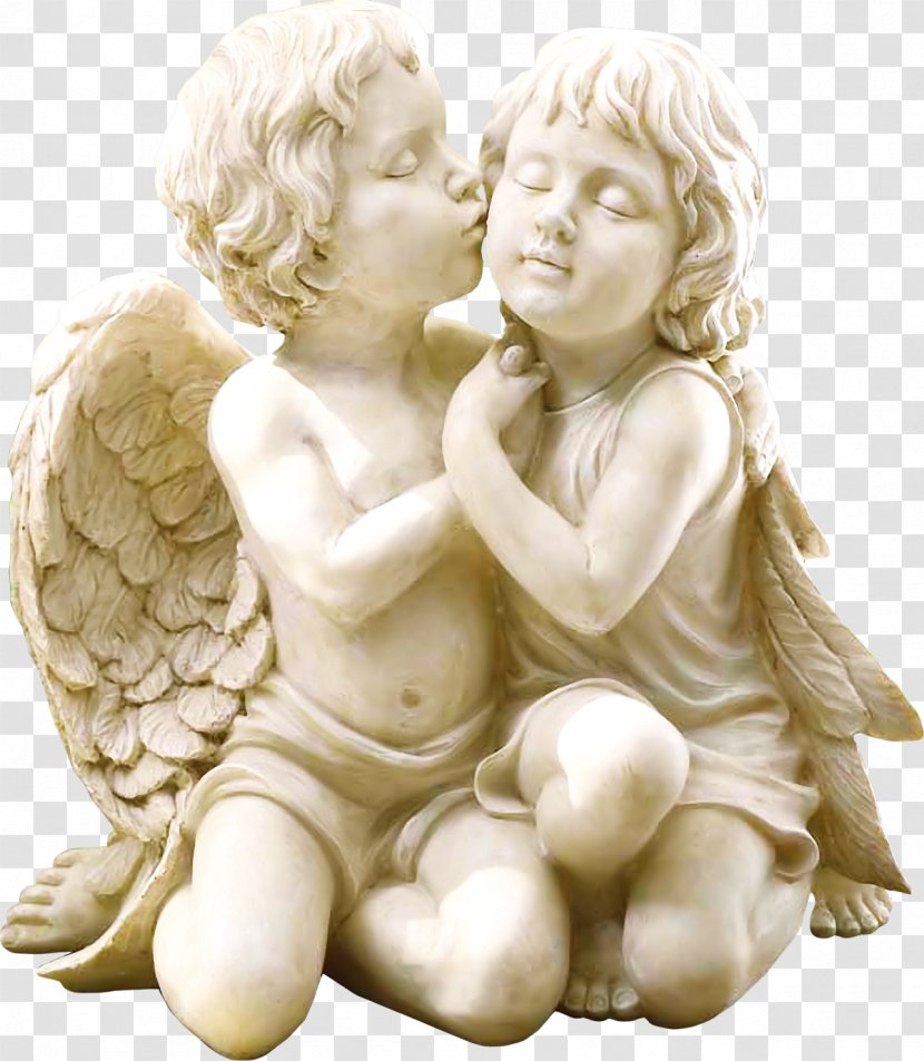 Cherub Sand Art And Play Sculpture Statue - Classical - Angel Transparent PNG