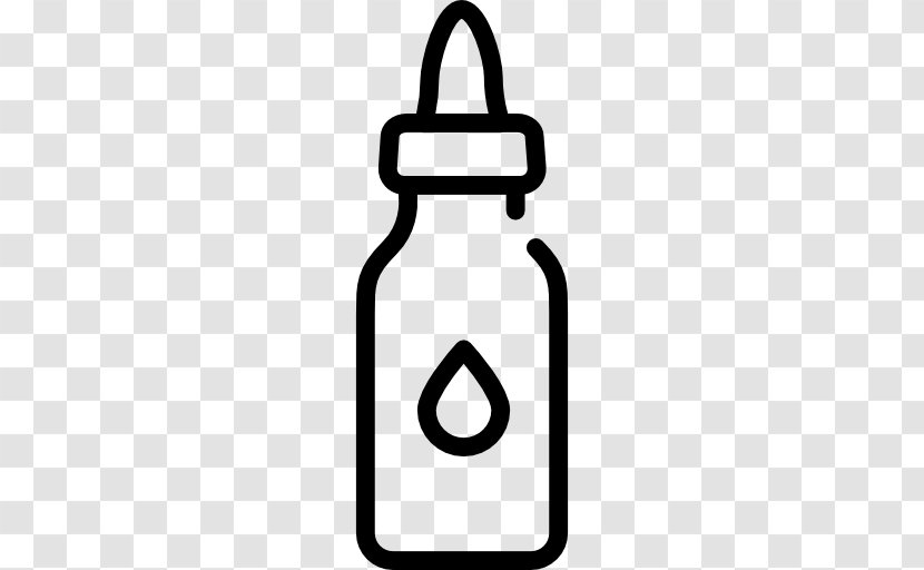 Font - Black And White - Oil Bottle Transparent PNG