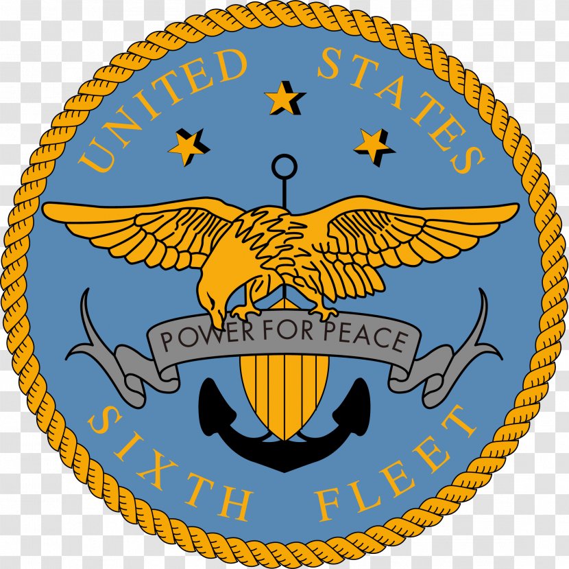 United States Sixth Fleet Naval Support Activity Naples Navy Seventh - Beak - Vector Hand Painted Golden Eagle Badge Transparent PNG