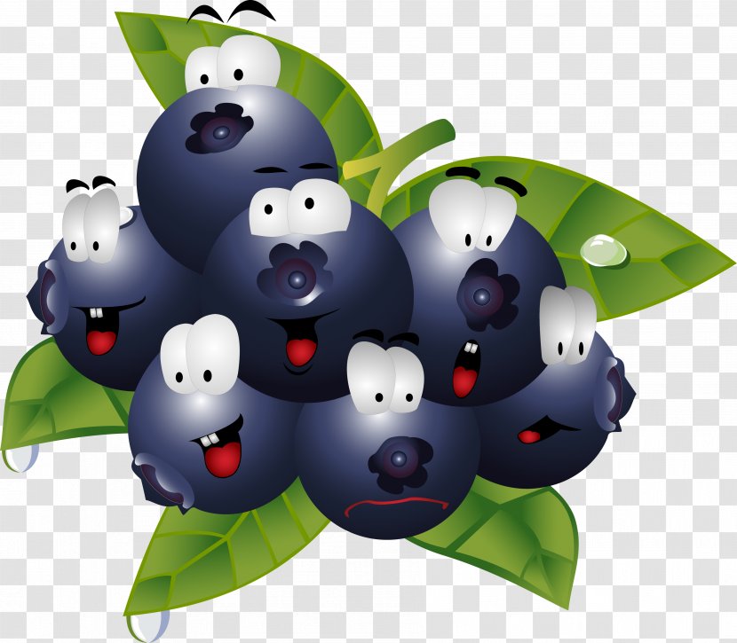 Blue Clip Art - Grass - Blueberries Transparent PNG