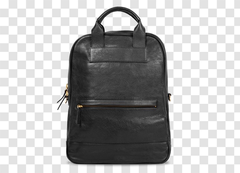 Briefcase Backpack Leather Satchel Bag - Black - Nylon Transparent PNG