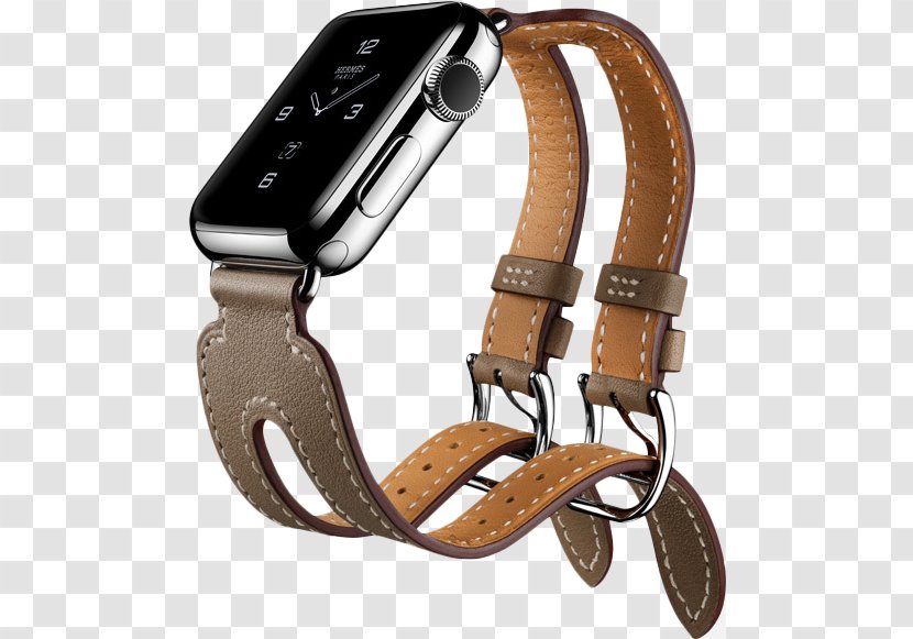 Apple Watch Series 2 3 Hermxe8s - Leather Transparent PNG
