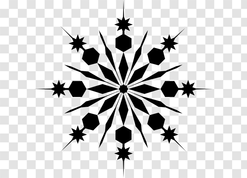 Clip Art Snowflake Vector Graphics Image - Snow - Crystal Transparent PNG