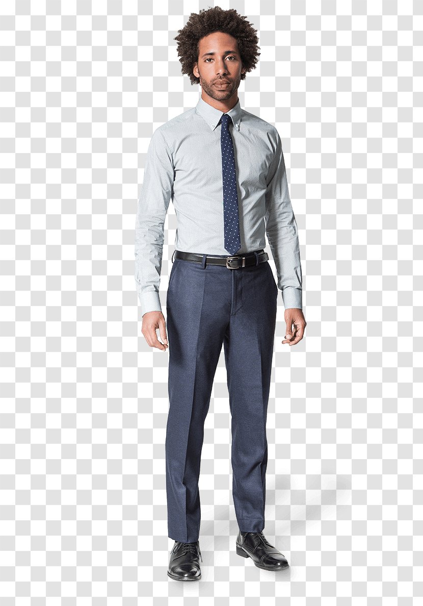 Job Interview Denim Suit - Business - Shirtandpants Transparent PNG