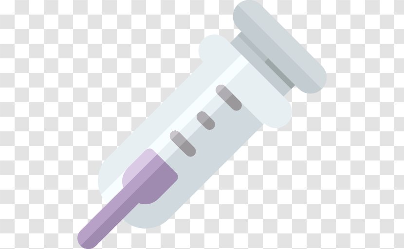 Syringe Medicine Enema Icon - Purple Transparent PNG