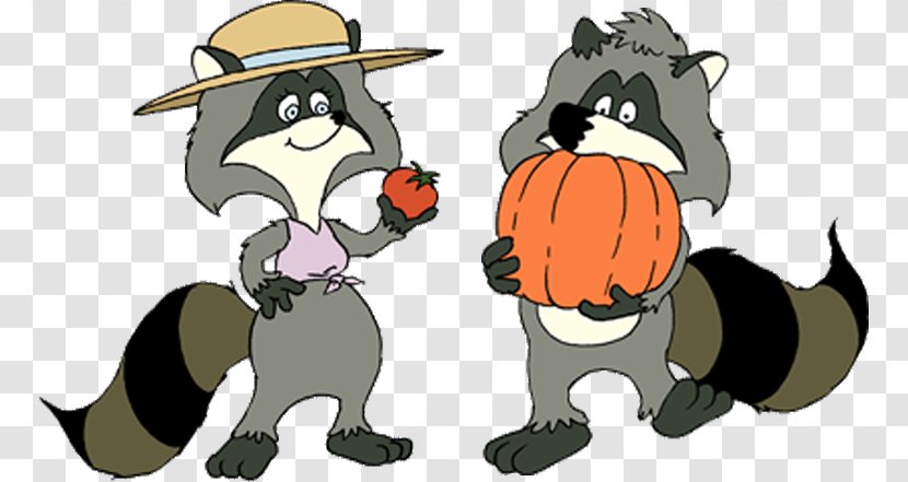 Cat Fan Art Cartoon Raccoon - Silhouette - Raccon Transparent PNG