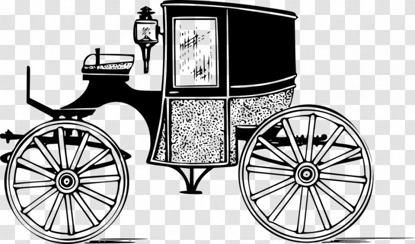 Carriage Brougham Horse-drawn Vehicle - Barouche - Car Transparent PNG