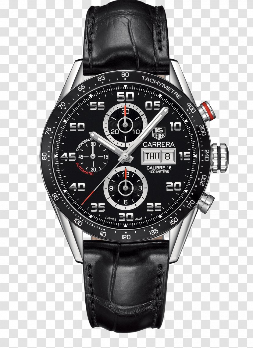 TAG Heuer Carrera Calibre 16 Day-Date Watch Chronograph 5 - Tag Transparent PNG