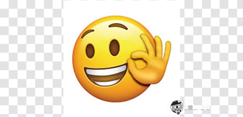 Emoji OK Thumb Signal Sign Language Sticker Transparent PNG