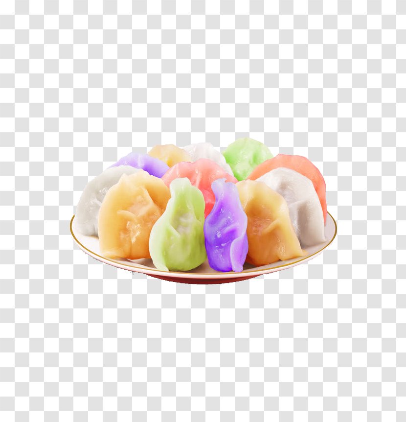 Dumpling Jiaozi Stuffing Tangyuan Dongzhi - Dish - Colorful Handbags Dumplings Transparent PNG