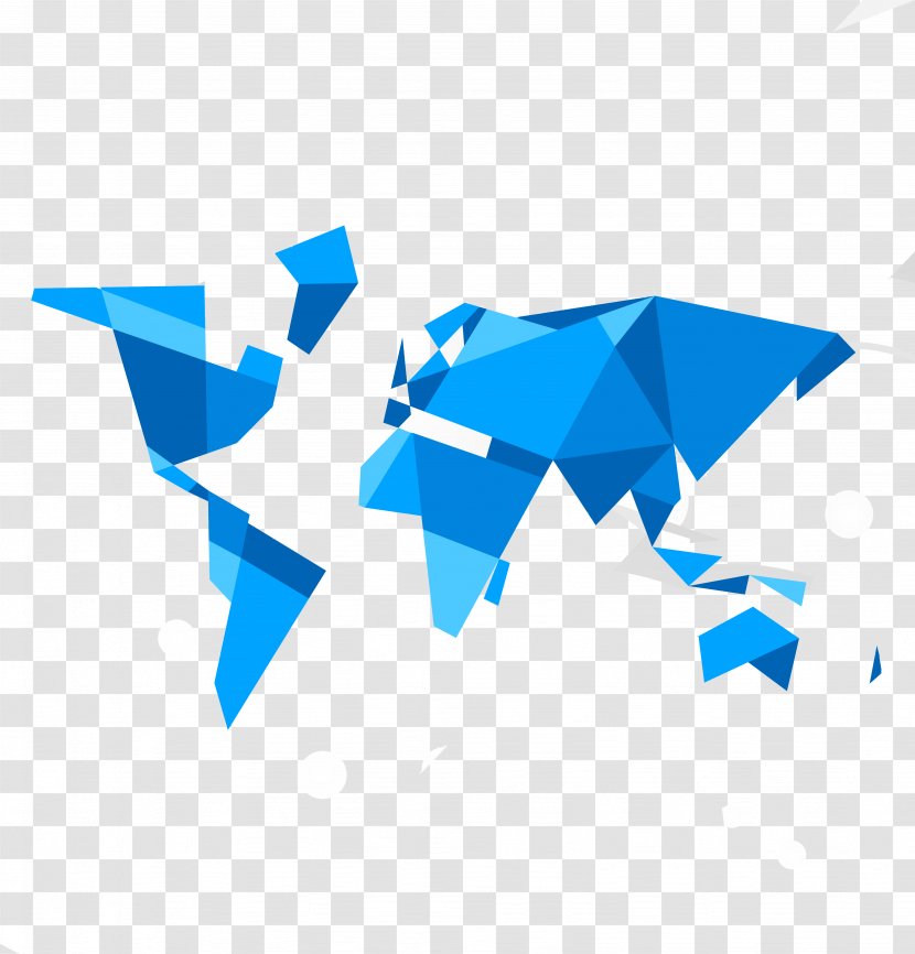 Globe World Map - Stereoscopic 3D Transparent PNG