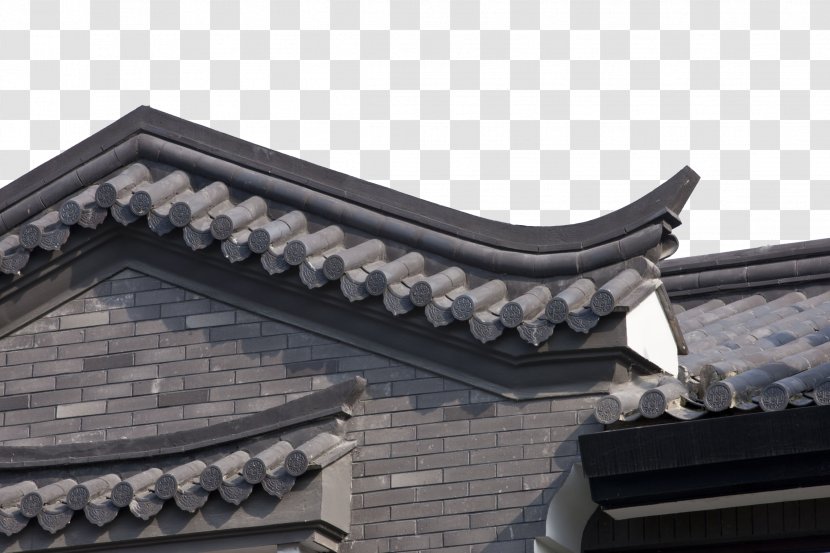 Wall Roof Facade Brick - Tiles - Small Courtyard, Characteristic Brick, Eaves Transparent PNG