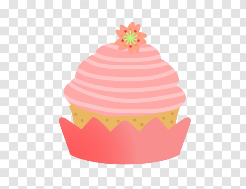 Cupcake Mont Blanc Cream Strawberry - Advertising - Template Transparent PNG