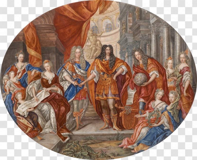 Ovale Emailplatte Mit Leopold I. Im Kreis Der Familie House Of Habsburg I, Holy Roman Emperor Family - Charles Ii Spain Transparent PNG