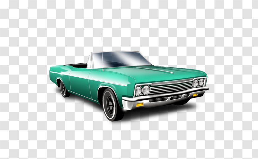 Sports Car ICO Classic Icon - Driving - Green Transparent PNG