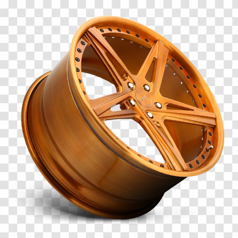 Copper Alloy Wheel Spoke - Automotive System Transparent PNG