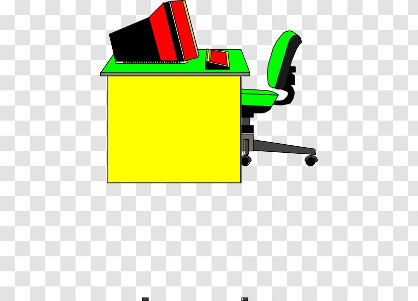 Clip Art Table Computer Desk Office - Royalty Payment - Ras Graphic Transparent PNG