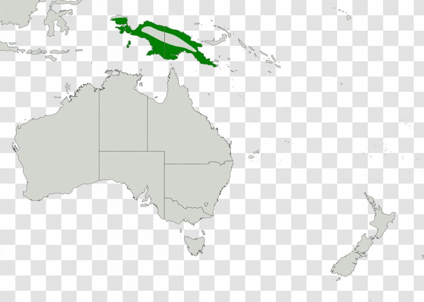 Australia United States Indo-Pacific Region - Map Transparent PNG