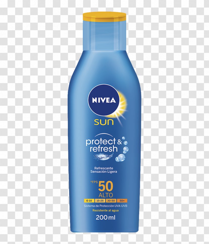 Sunscreen NIVEA Sun After Moisture Soothing Lotion Factor De Protección Solar - Protect Transparent PNG