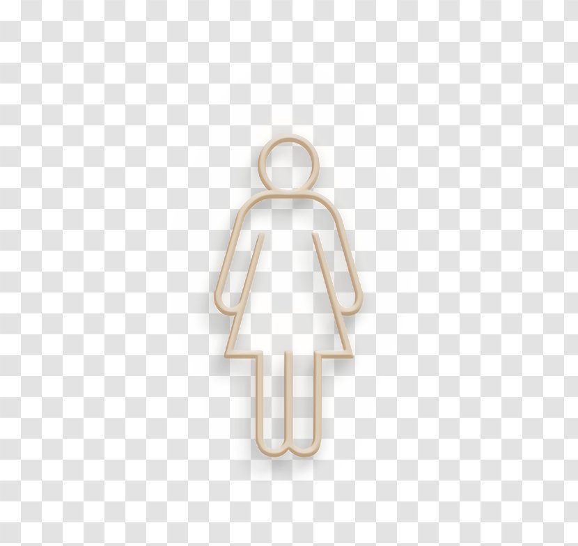 Girl Icon - Metal - Symbol Transparent PNG