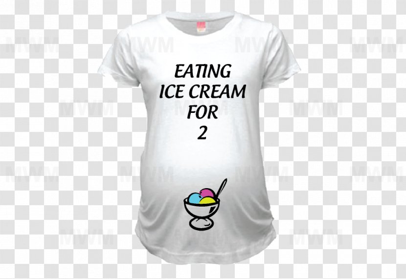 T-shirt Maternity Clothing Top - Text Transparent PNG