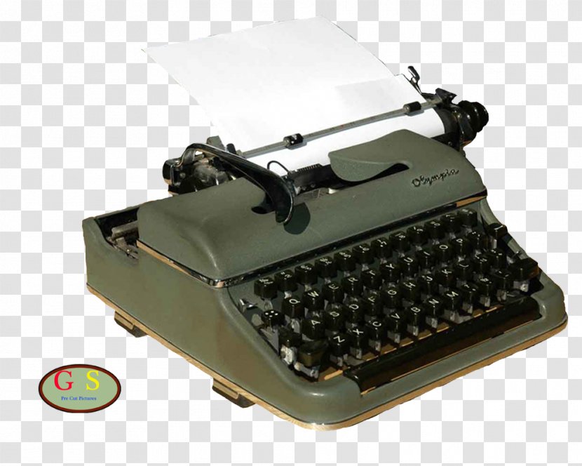Typewriter - Office Supplies - Skelet Transparent PNG
