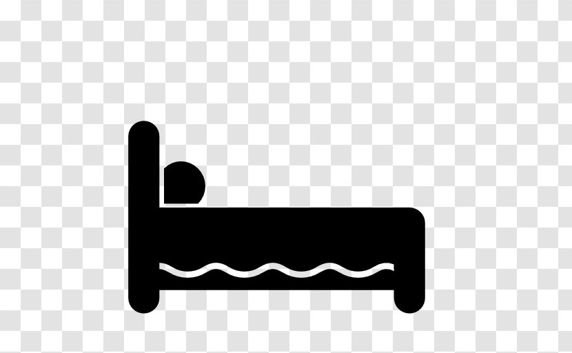 Bed - Black And White - Rectangle Transparent PNG