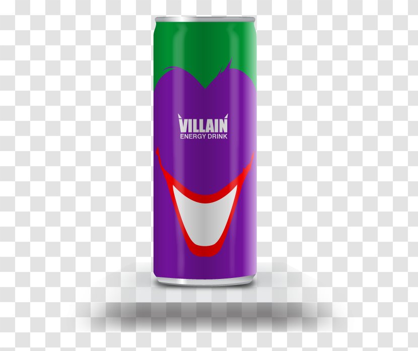 Energy Drink Villain Superhero - Drinks Transparent PNG