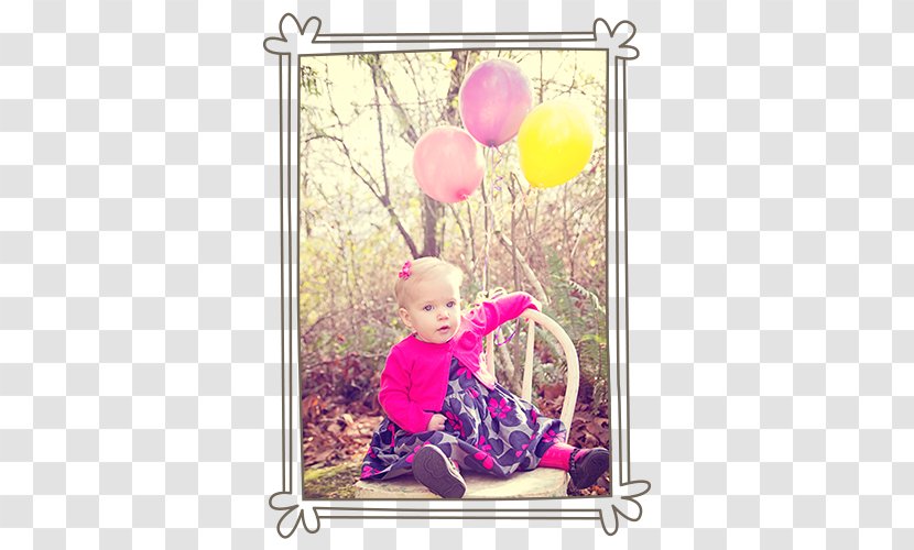 Toddler Picture Frames Balloon Pink M Image - Flower - Hugs And Kisses Transparent PNG