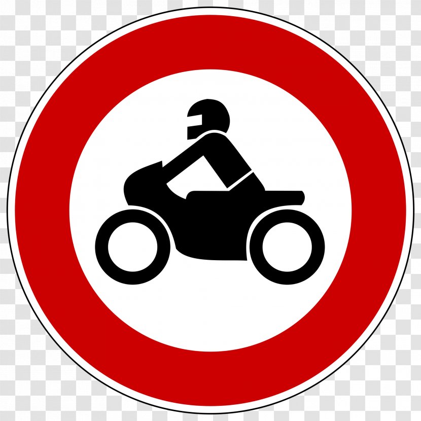 Scooter Traffic Sign Motorcycle Stop - Signage Transparent PNG