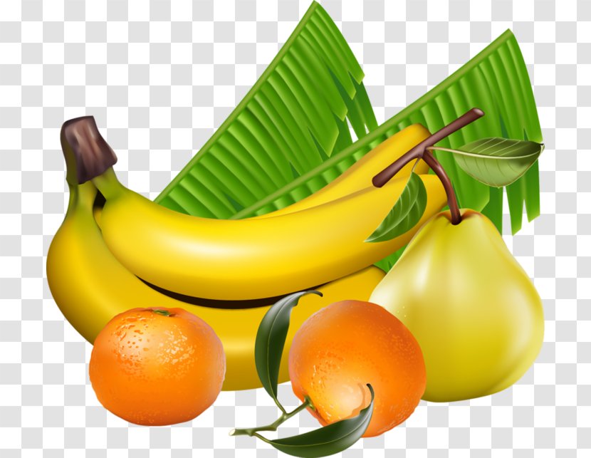 Fruit Banana Tangerine Watermelon - Family Transparent PNG