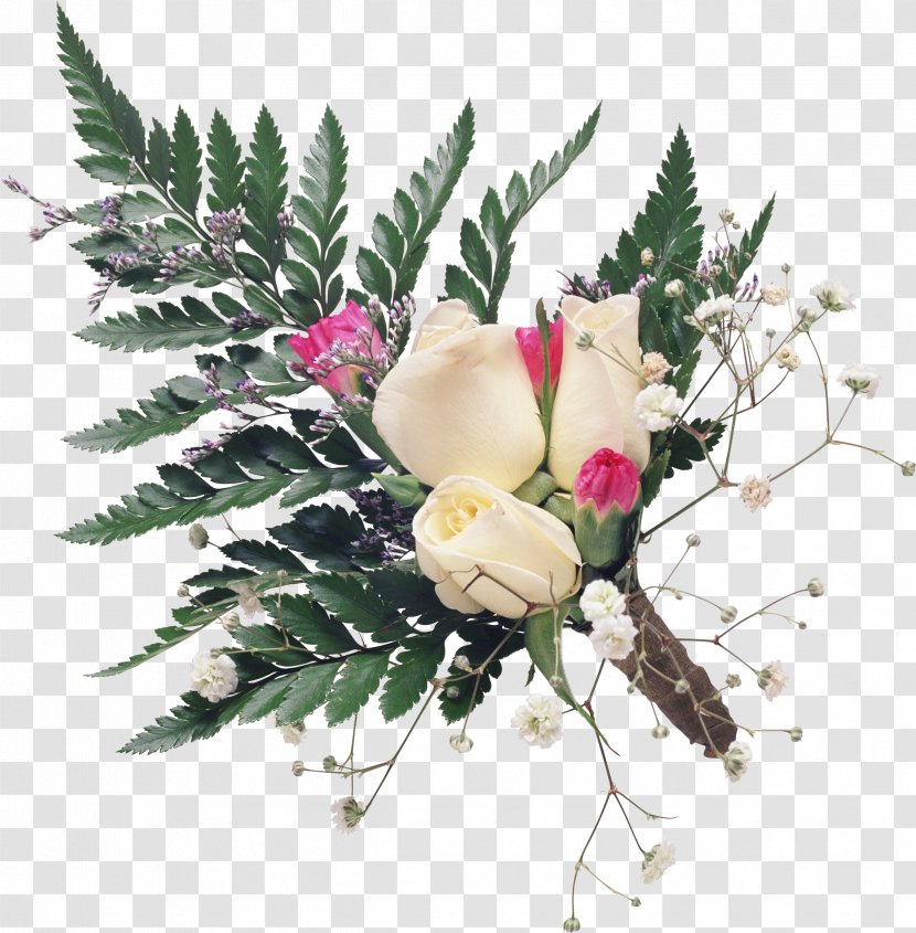 Garden Roses Floral Design Flower Bouquet Corsage - Wedding Transparent PNG