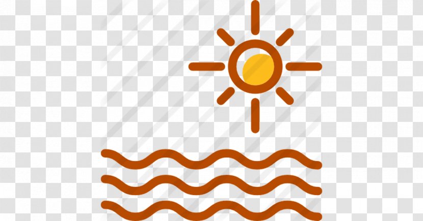Icon Design Desktop Wallpaper Clip Art - Yellow - Sun And Sea Transparent PNG