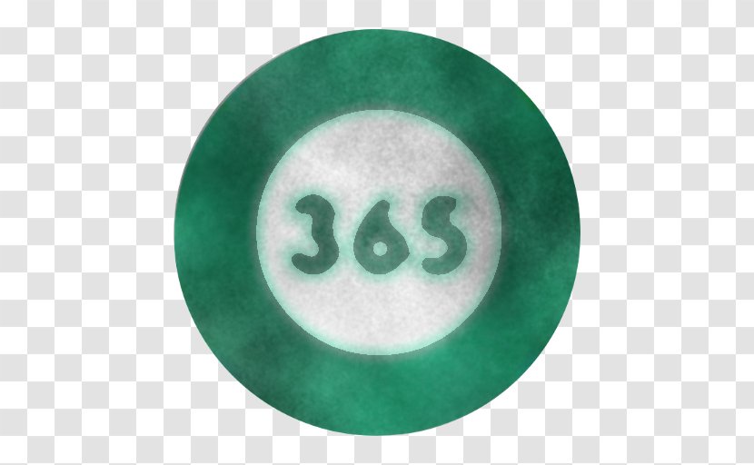 Green Plate Teal Turquoise Circle - Number - Games Dishware Transparent PNG