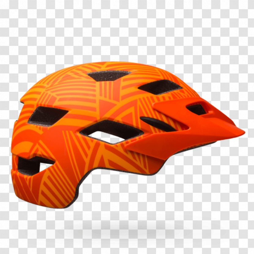 Bicycle Helmets Cycling Bell Sports - Orange Transparent PNG