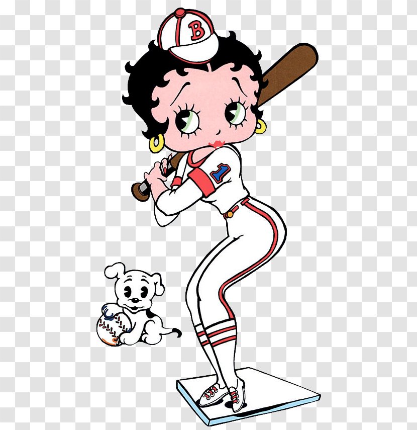 Betty Boop Animated Film Baseball - Cartoon Transparent PNG